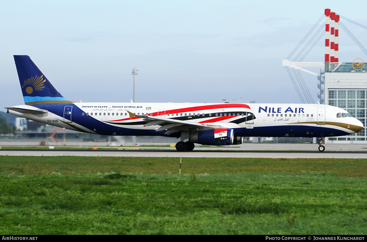 Aircraft Photo of SU-BQN | Airbus A321-231 | Nile Air | AirHistory.net #748576