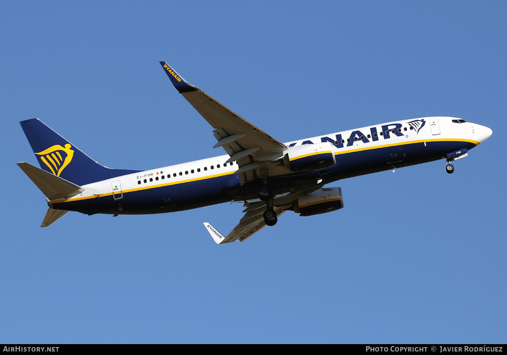 Aircraft Photo of EI-FOR | Boeing 737-8AS | Ryanair | AirHistory.net #748602