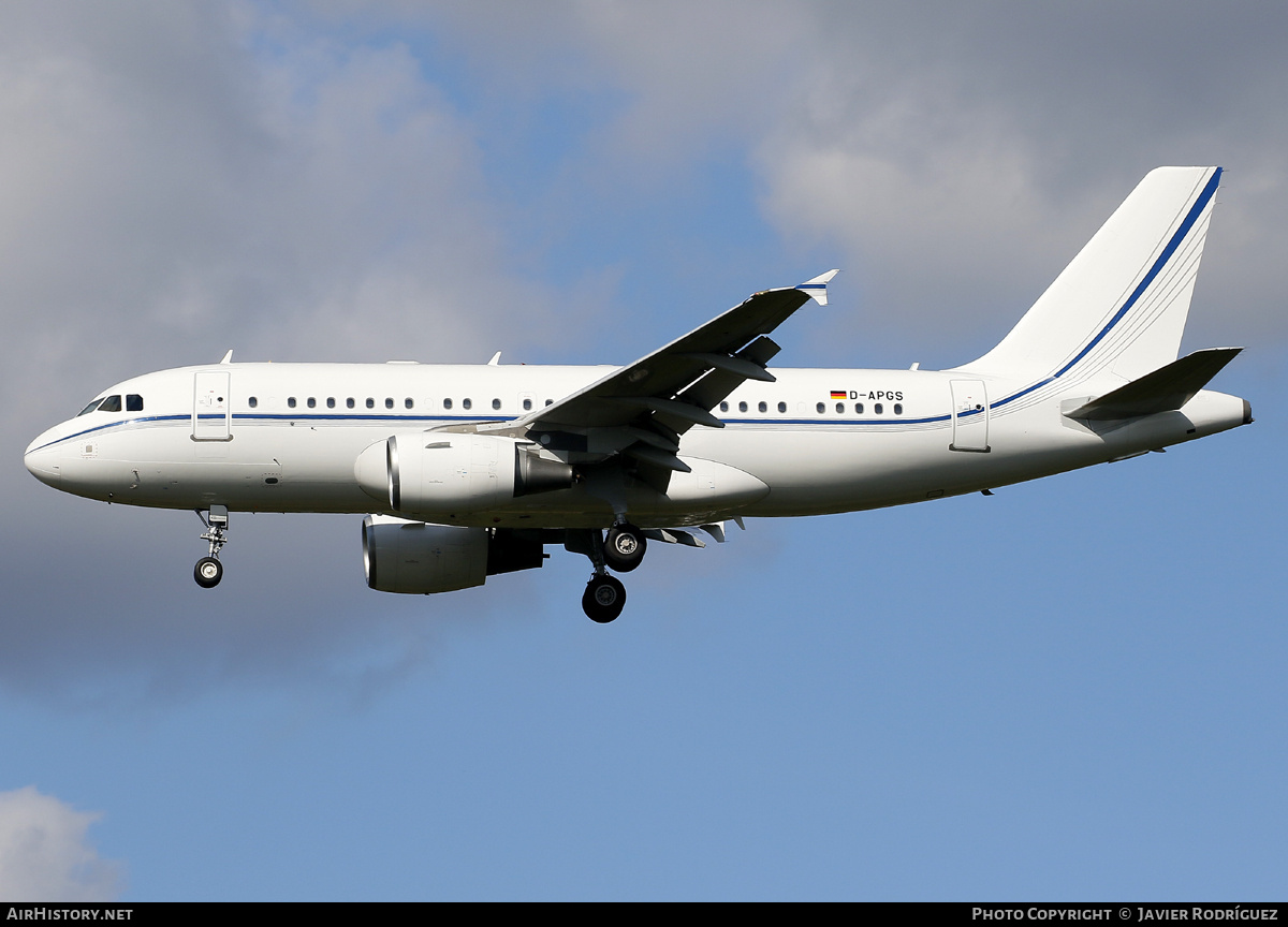 Aircraft Photo of D-APGS | Airbus ACJ319 (A319-115/CJ) | AirHistory.net #748623