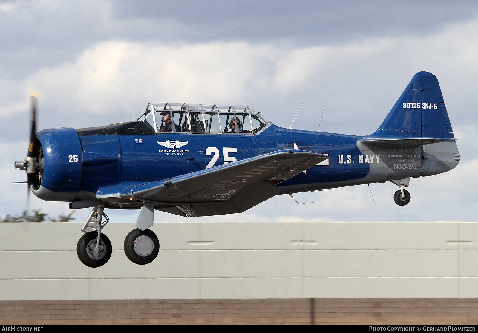 Aircraft Photo of N3246G | North American SNJ-5 Texan | USA - Navy | AirHistory.net #748680
