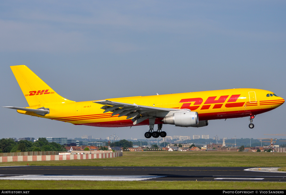 Aircraft Photo of OO-DLT | Airbus A300B4-203(F) | DHL International | AirHistory.net #748687