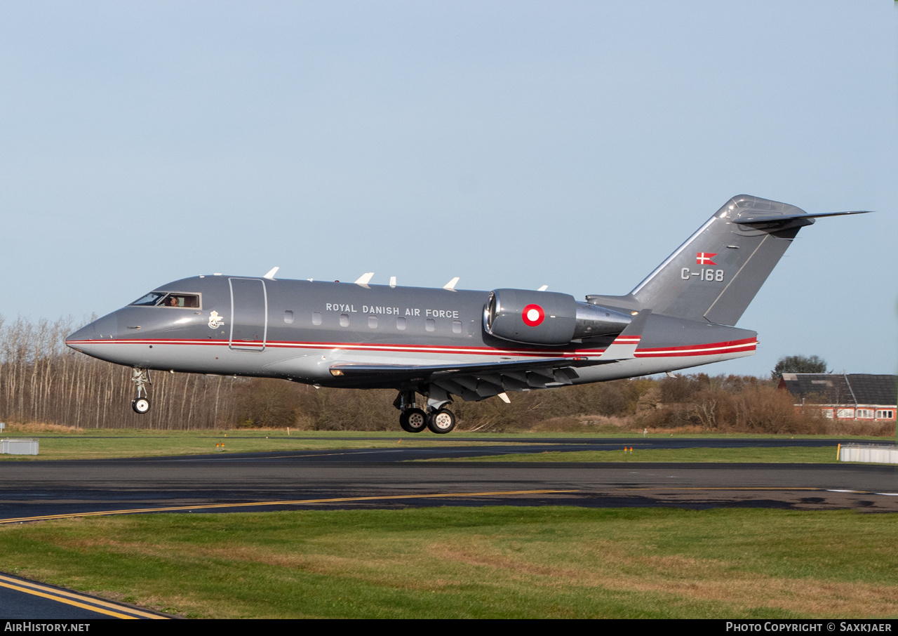 Aircraft Photo of C-168 | Bombardier Challenger 604 (CL-600-2B16) | Denmark - Air Force | AirHistory.net #748692