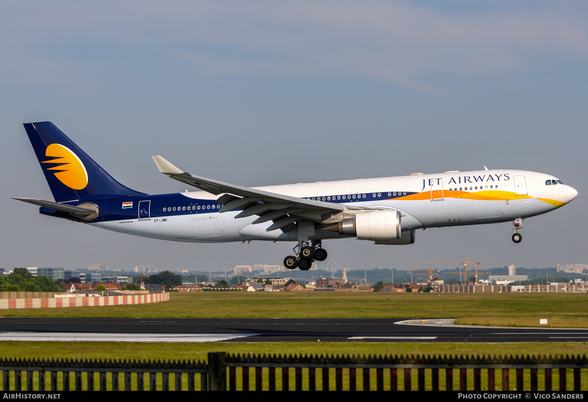 Aircraft Photo of VT-JWK | Airbus A330-202 | Jet Airways | AirHistory.net #748702