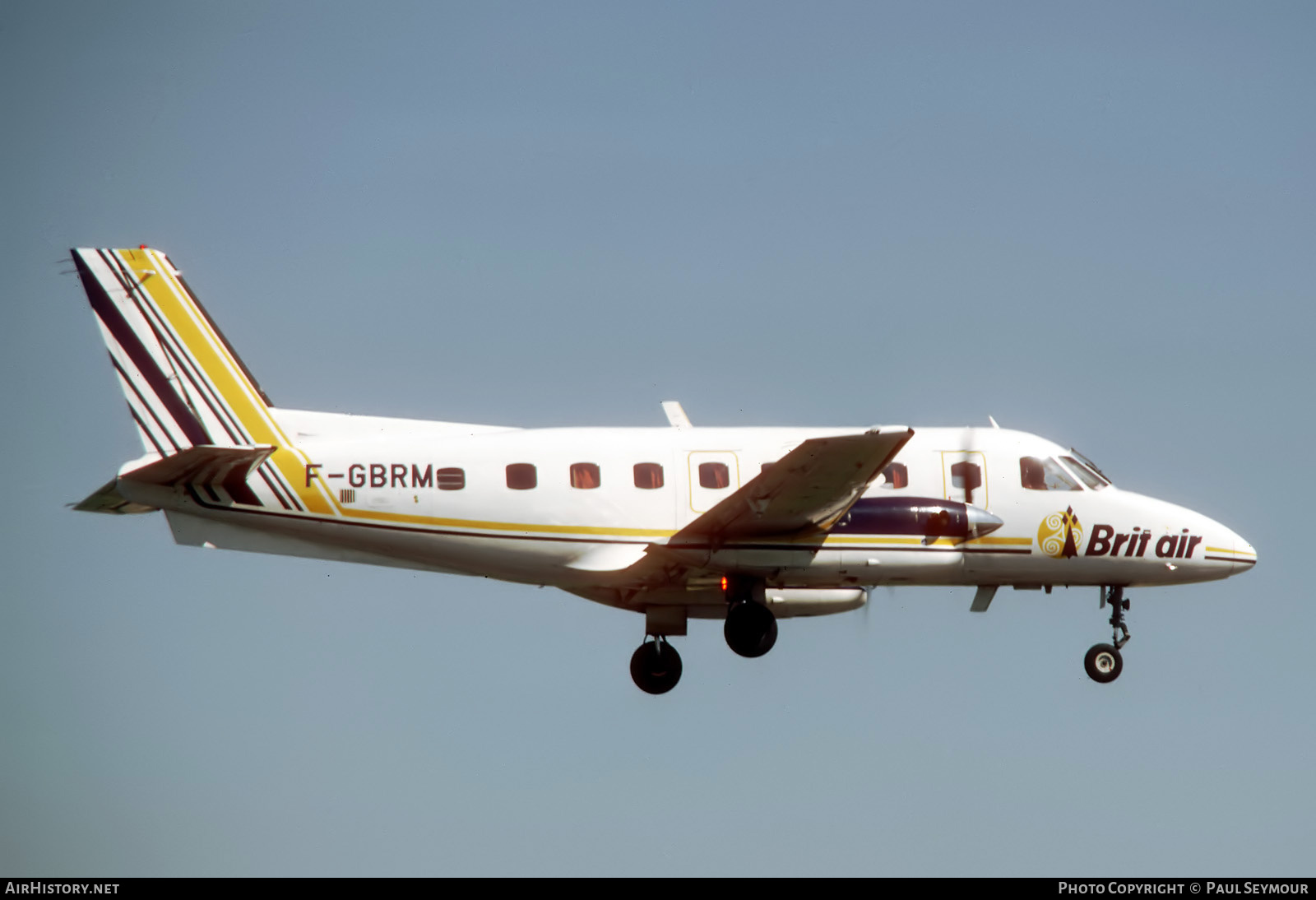 Aircraft Photo of F-GBRM | Embraer EMB-110P2 Bandeirante | Brit Air | AirHistory.net #748715