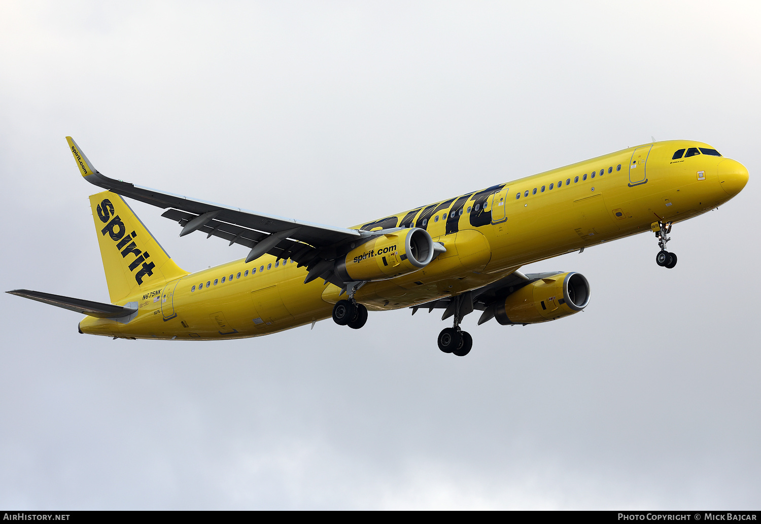 Aircraft Photo of N675NK | Airbus A321-231 | Spirit Airlines | AirHistory.net #748727