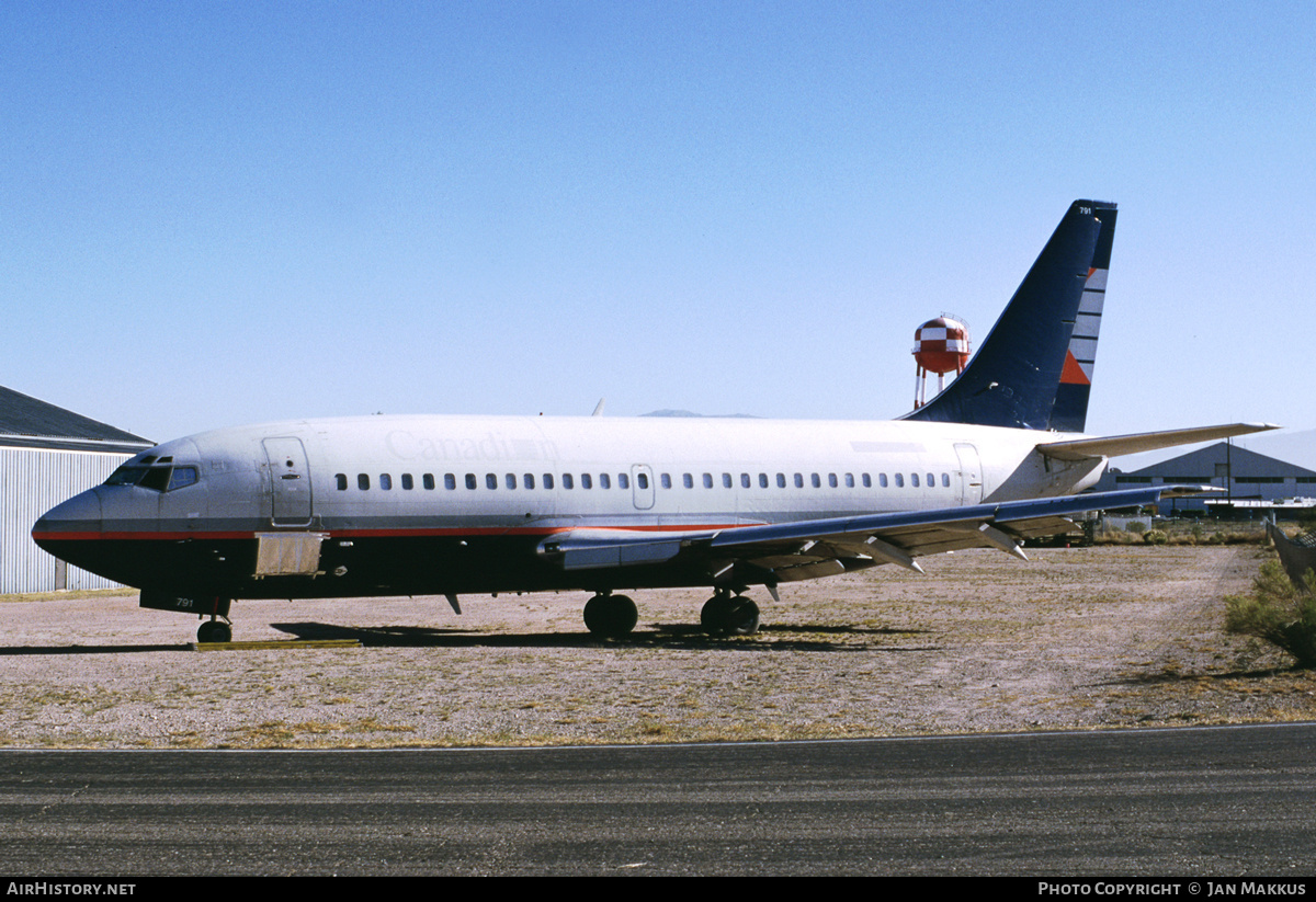 Aircraft Photo of C-FEPL | Boeing 737-2E1 | Canadian Airlines | AirHistory.net #748751