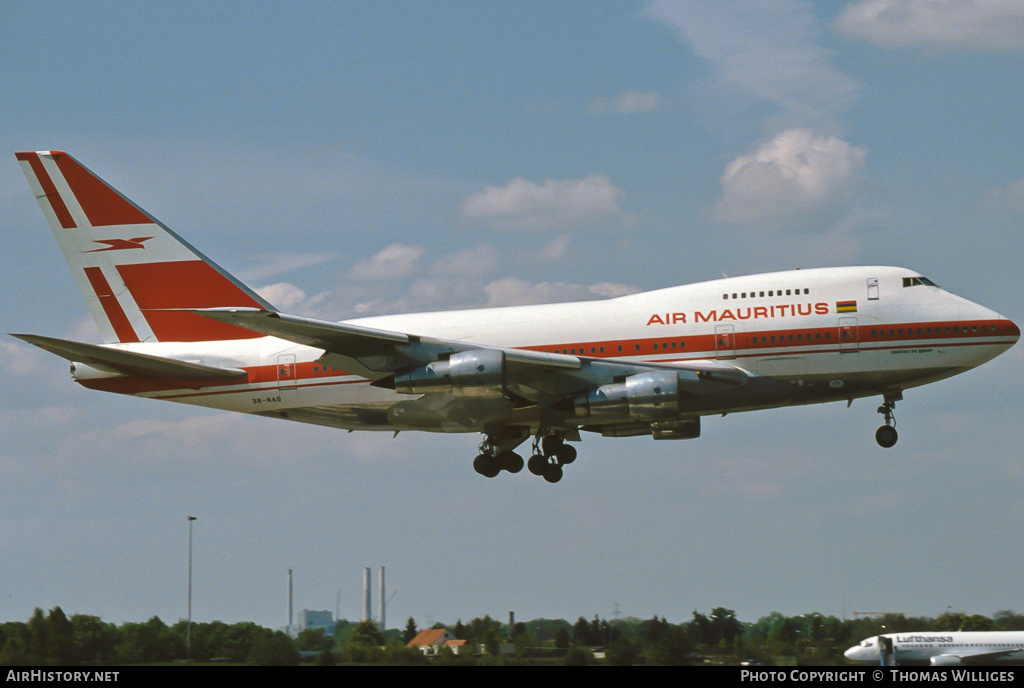 Aircraft Photo of 3B-NAG | Boeing 747SP-44 | Air Mauritius | AirHistory.net #748769