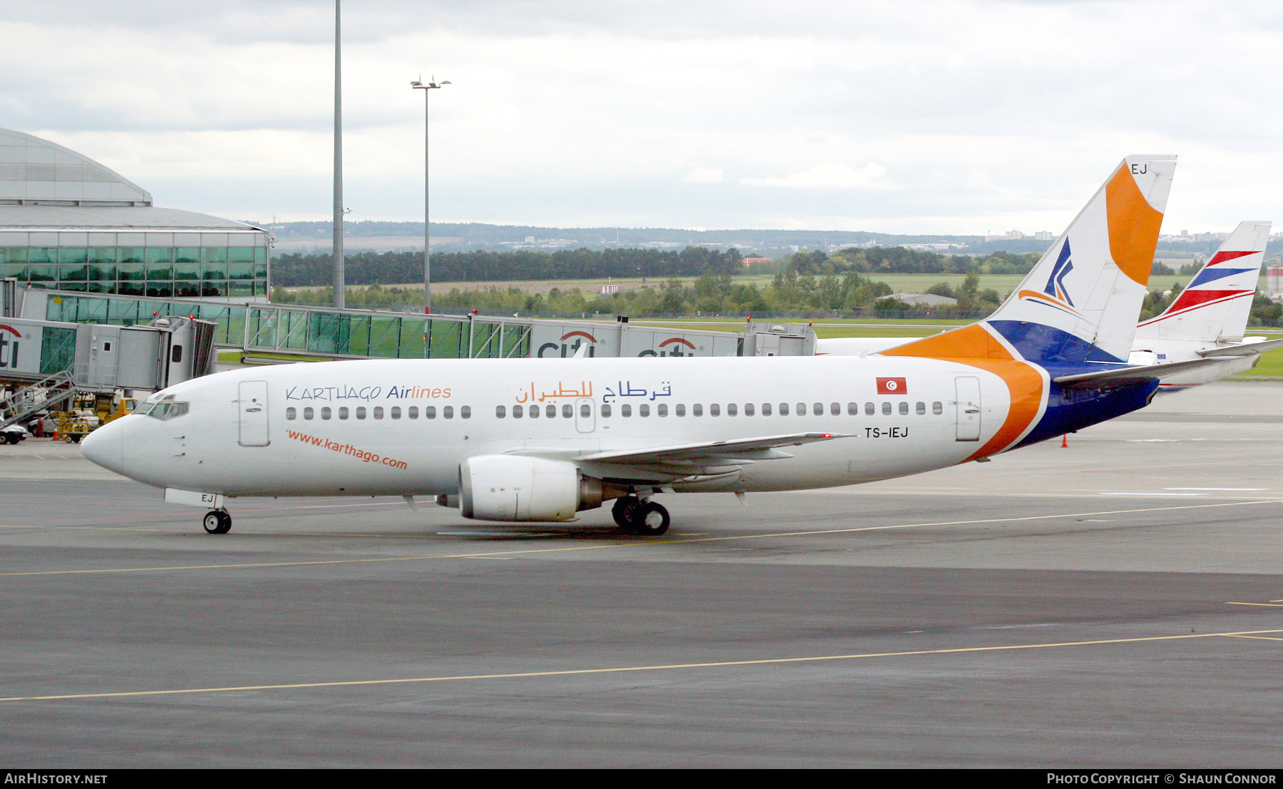 Aircraft Photo of TS-IEJ | Boeing 737-322 | Karthago Airlines | AirHistory.net #748789