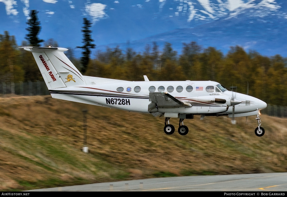 Aircraft Photo of N6728H | Beech B200 Super King Air | Guardian Flight | AirHistory.net #748808