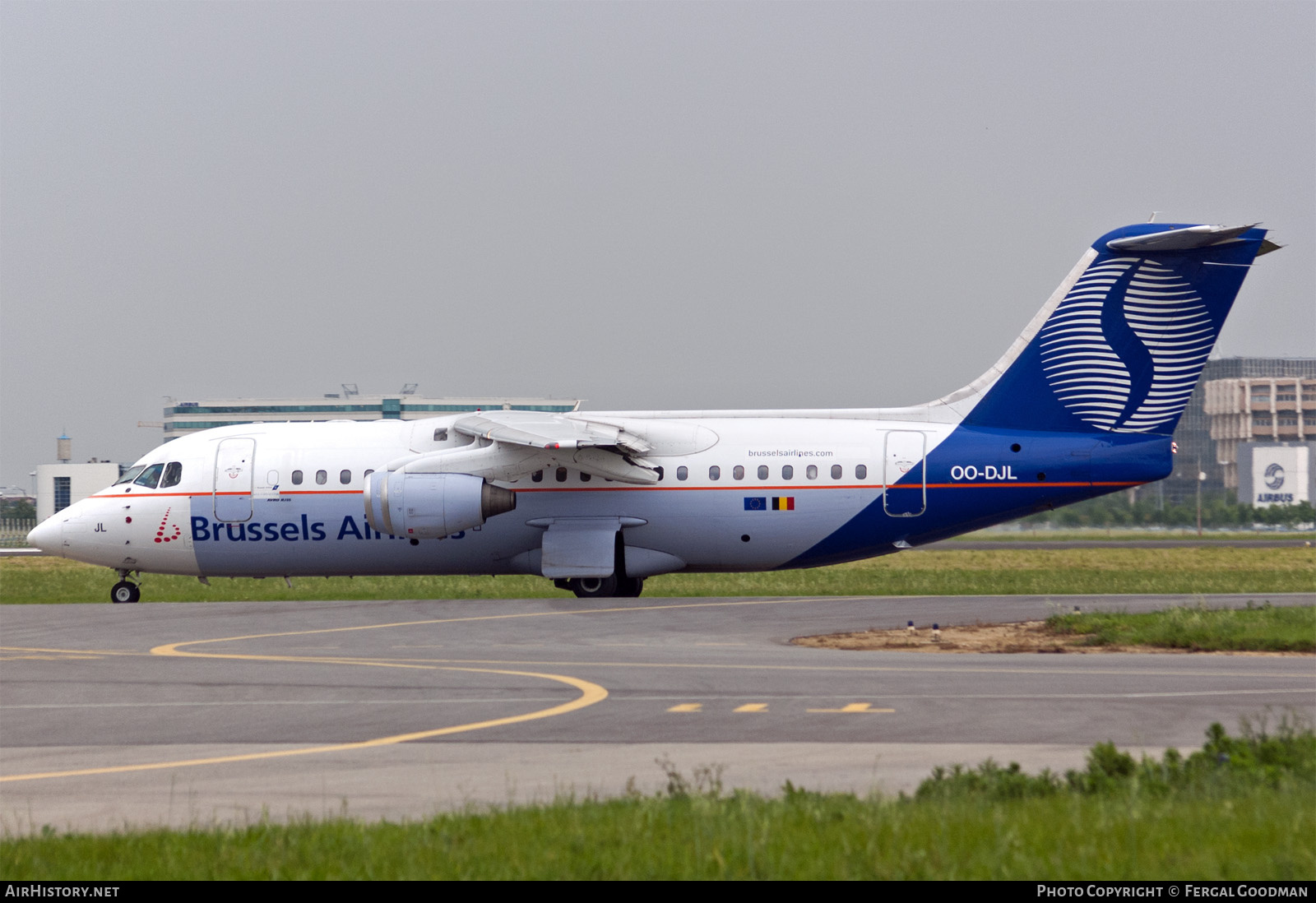 Aircraft Photo of OO-DJL | British Aerospace Avro 146-RJ85 | Brussels Airlines | AirHistory.net #748809