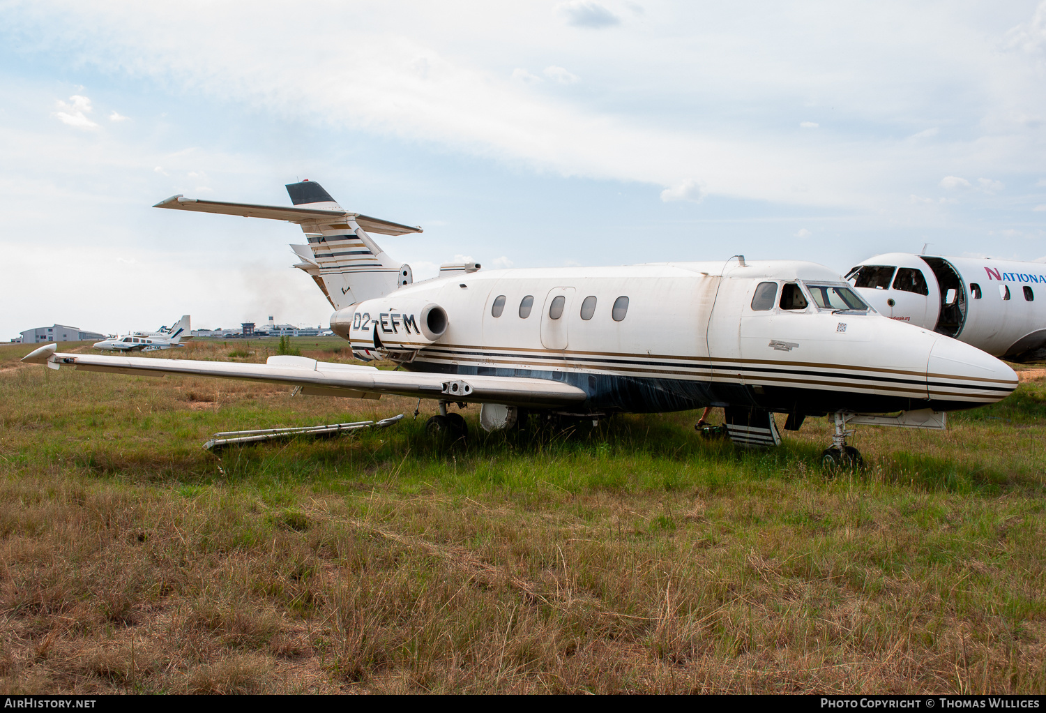 Aircraft Photo of D2-EFM | Hawker Siddeley HS-125-400B | AirHistory.net #748859