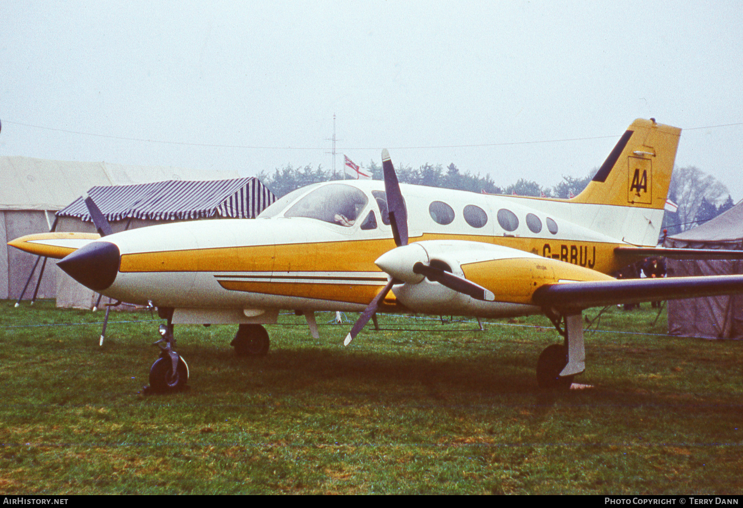 Aircraft Photo of G-BBUJ | Cessna 421B Golden Eagle | Automobile Association - AA | AirHistory.net #748866