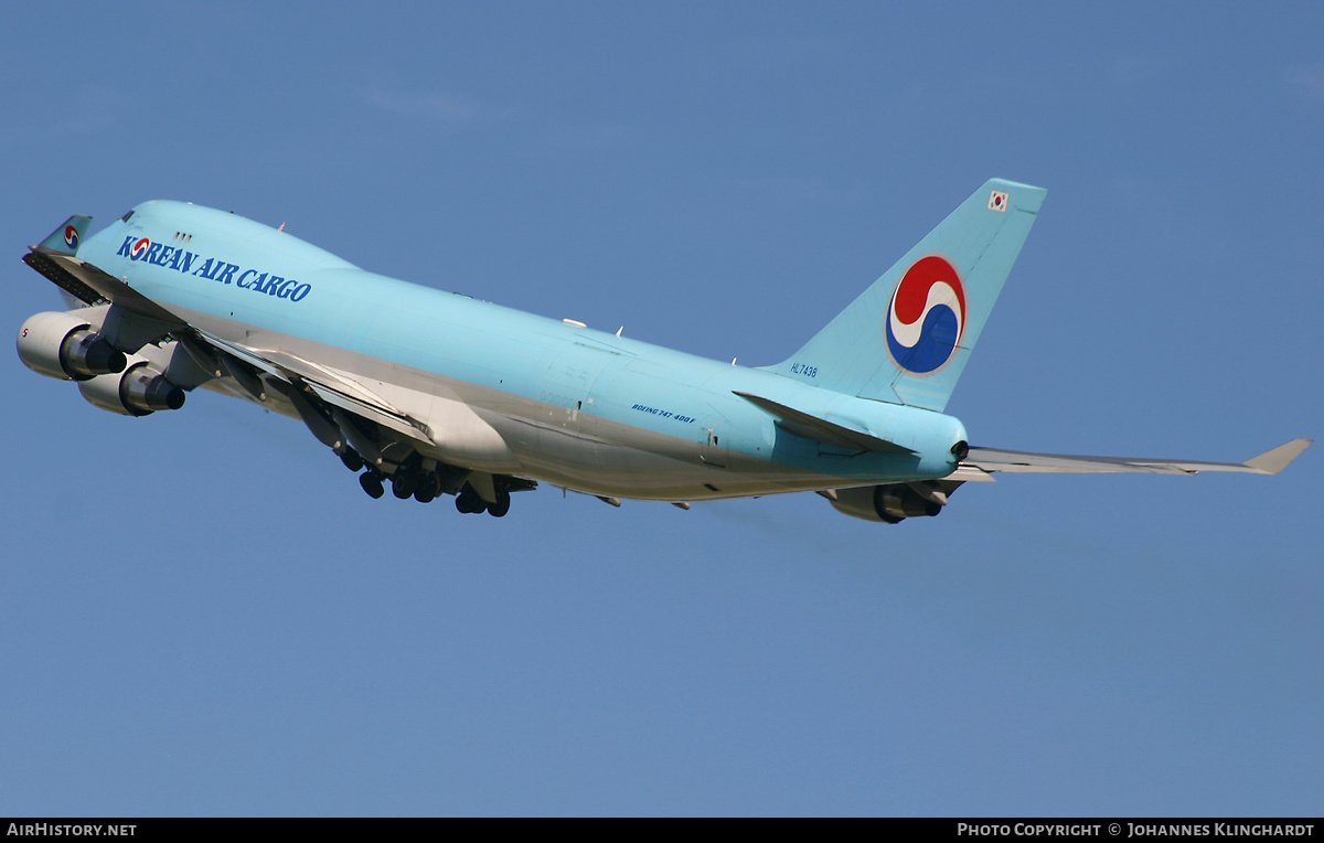 Aircraft Photo of HL7438 | Boeing 747-4B5F/ER/SCD | Korean Air Cargo | AirHistory.net #748892