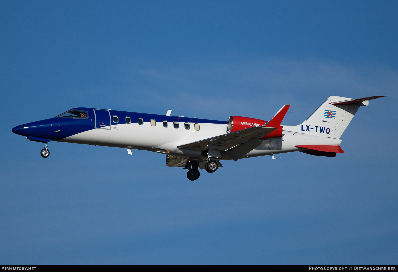 Aircraft Photo of LX-TWO | Learjet 45 | AirHistory.net #748906
