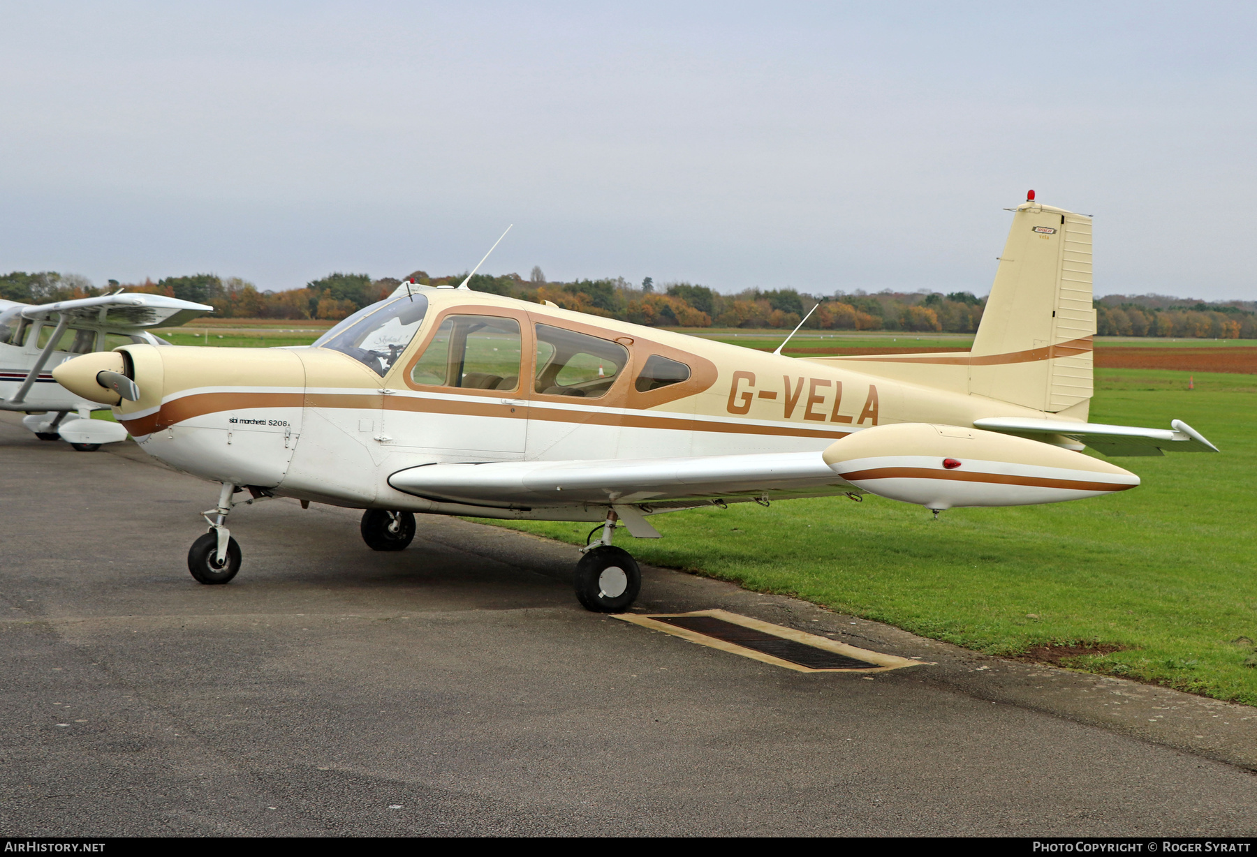 Aircraft Photo of G-VELA | SIAI-Marchetti S-205-22R | AirHistory.net #748914