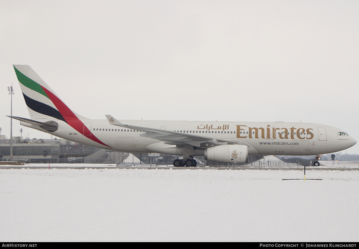 Aircraft Photo of A6-EAL | Airbus A330-243 | Emirates | AirHistory.net #748945