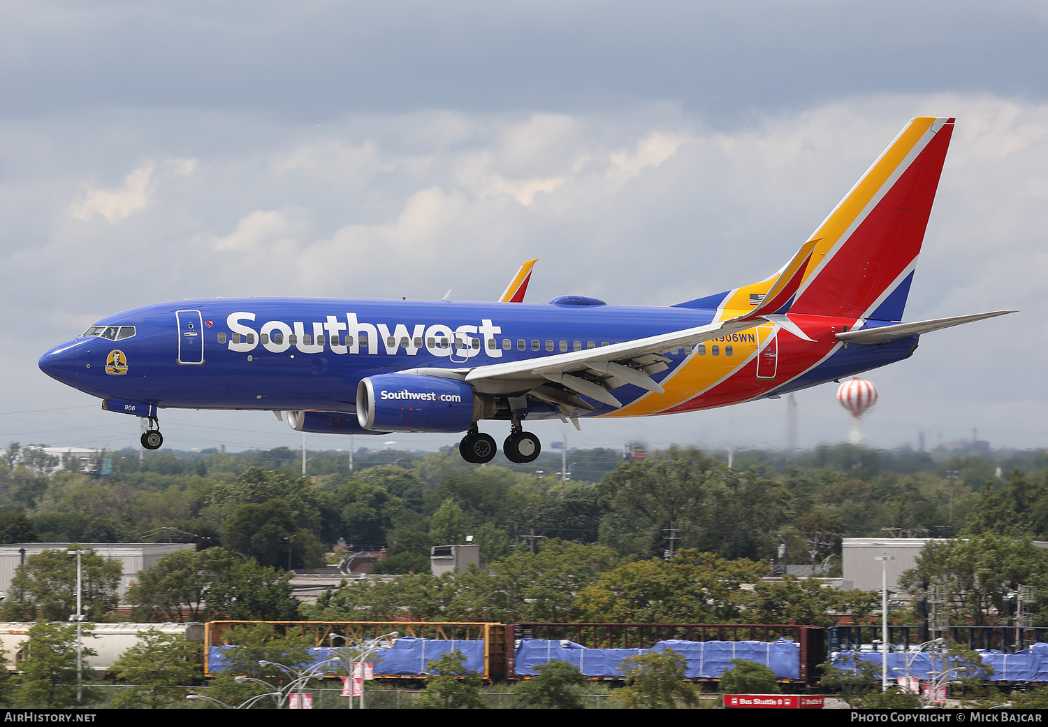 Aircraft Photo of N906WN | Boeing 737-7H4 | Southwest Airlines | AirHistory.net #748959