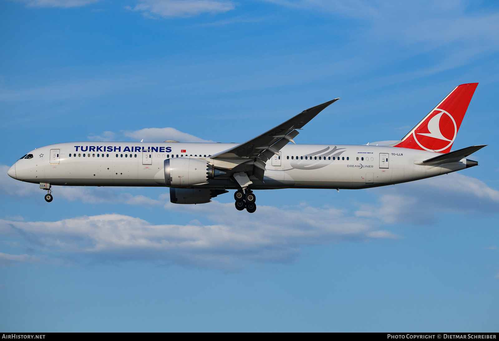 Aircraft Photo of TC-LLN | Boeing 787-9 Dreamliner | Turkish Airlines | AirHistory.net #748960