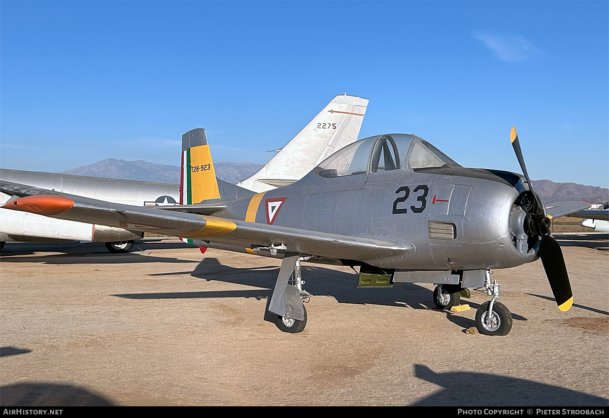Aircraft Photo of 907 / T-28-923 / 23 | North American T-28A Trojan | Mexico - Air Force | AirHistory.net #748997