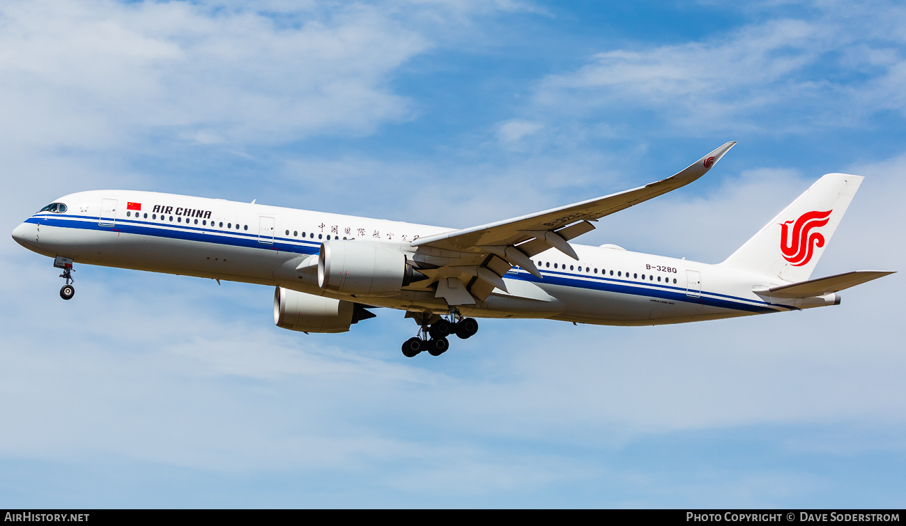 Aircraft Photo of B-328Q | Airbus A350-941 | Air China | AirHistory.net #749008