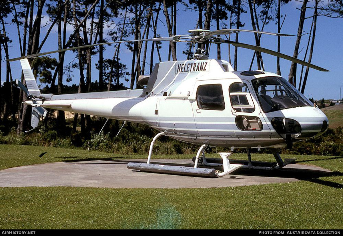 Aircraft Photo of ZK-HGW / GW | Aerospatiale AS-350BA Squirrel | Heletranz | AirHistory.net #749012