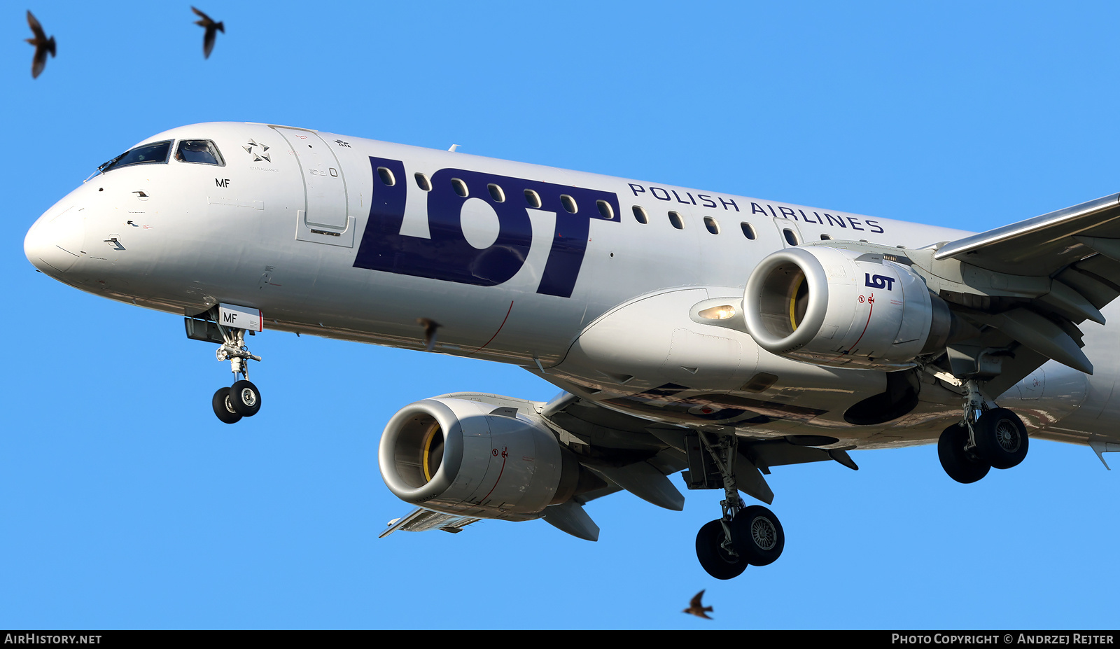 Aircraft Photo of SP-LMF | Embraer 190AR (ERJ-190-100IGW) | LOT Polish Airlines - Polskie Linie Lotnicze | AirHistory.net #749016