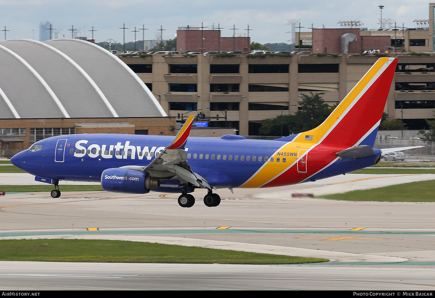 Aircraft Photo of N455WN | Boeing 737-7H4 | Southwest Airlines | AirHistory.net #749031