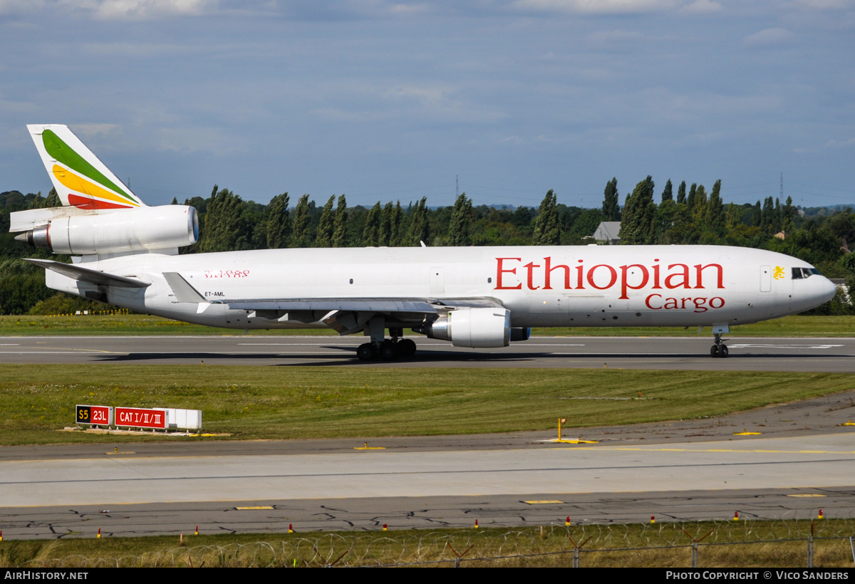 Aircraft Photo of ET-AML | McDonnell Douglas MD-11/F | Ethiopian Airlines Cargo | AirHistory.net #749039