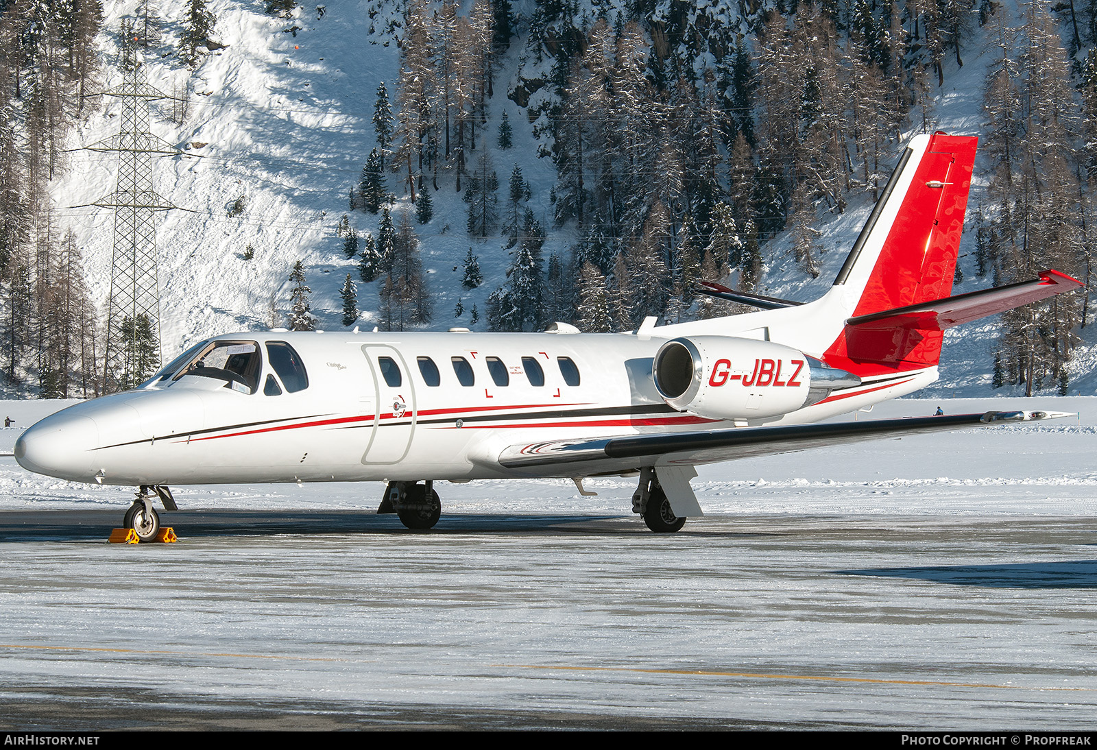 Aircraft Photo of G-JBLZ | Cessna 550 Citation Bravo | AirHistory.net #749046