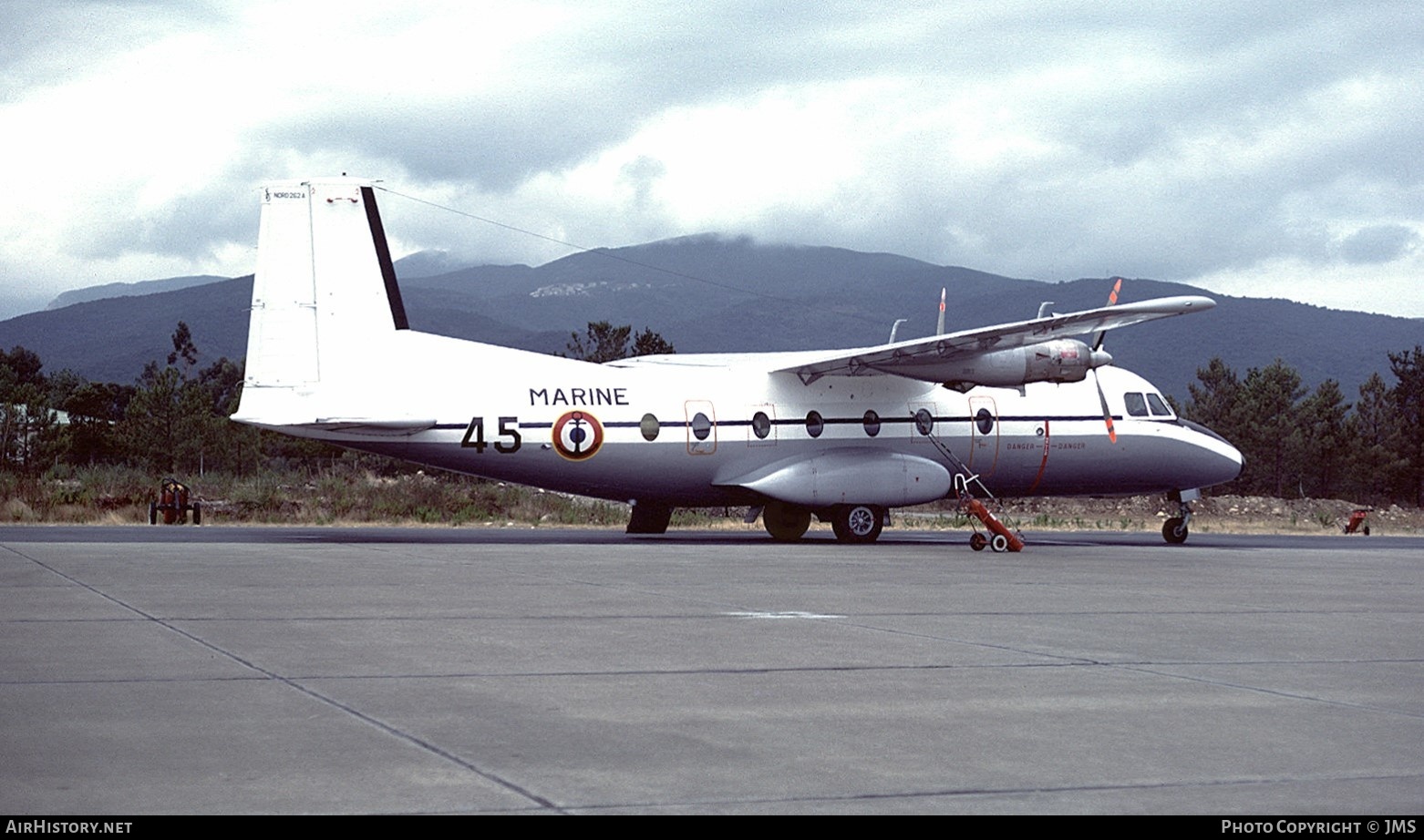 Aircraft Photo of 45 | Nord 262A-34 | France - Navy | AirHistory.net #749049