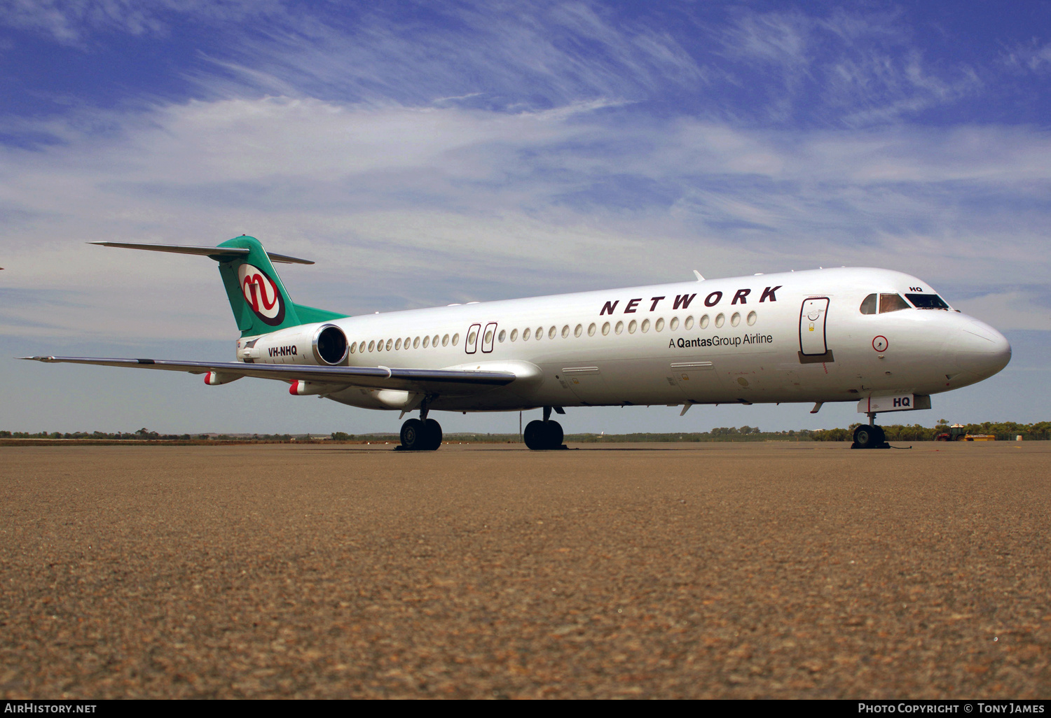 Aircraft Photo of VH-NHQ | Fokker 100 (F28-0100) | Network Aviation | AirHistory.net #749052