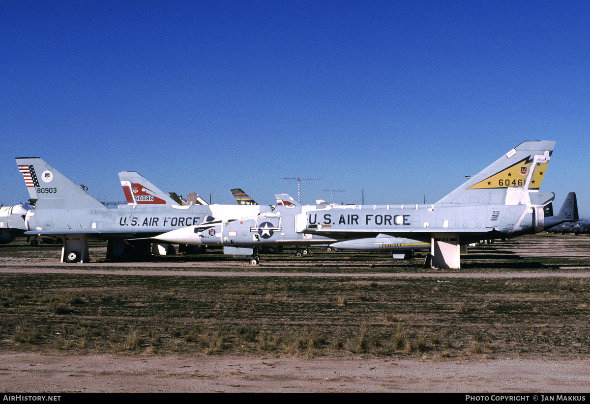 Aircraft Photo of 56-461 / 60461 | Convair F-106A Delta Dart | USA - Air Force | AirHistory.net #749091