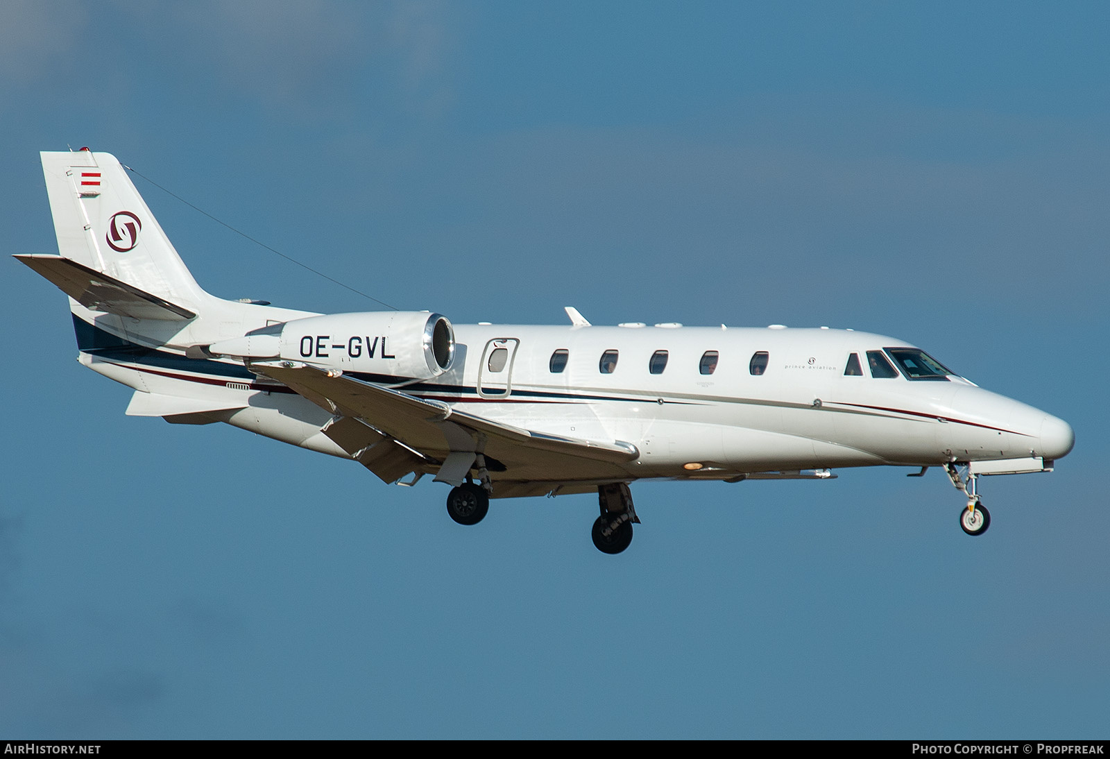 Aircraft Photo of OE-GVL | Cessna 560XL Citation XLS | Prince Aviation | AirHistory.net #749095