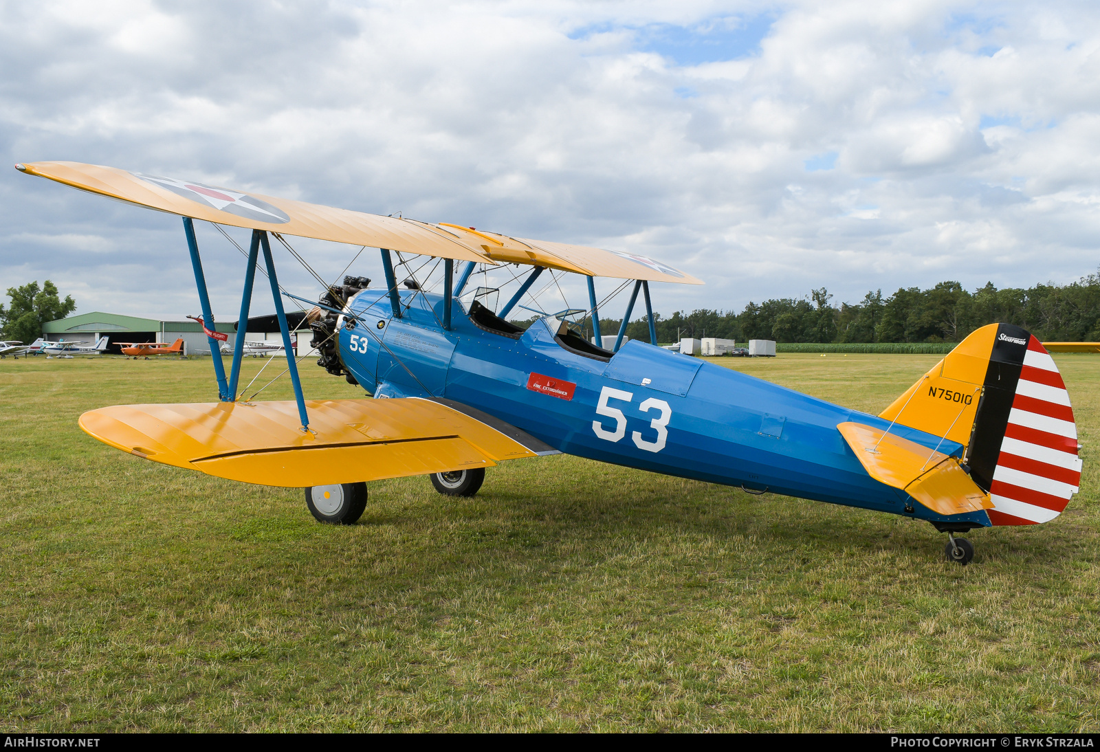 Aircraft Photo of N75010 / 41-8741 | Stearman PT-17 Kaydet (A75N1) | USA - Air Force | AirHistory.net #749097