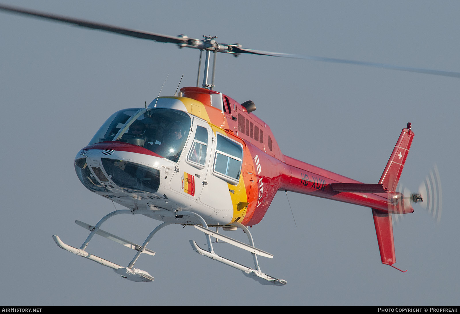 Aircraft Photo of HB-XUW | Bell AB-206B-3 JetRanger III | BB Heli | AirHistory.net #749098
