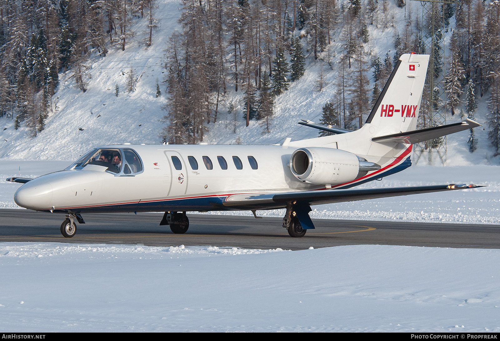 Aircraft Photo of HB-VMX | Cessna 550 Citation Bravo | Jet Aviation | AirHistory.net #749115