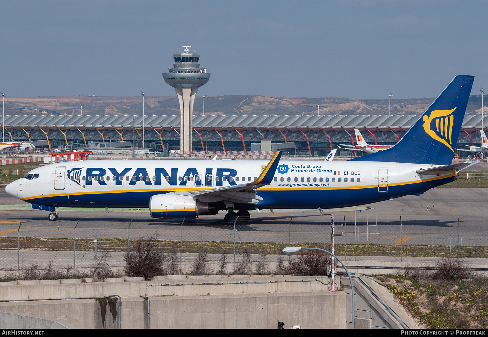 Aircraft Photo of EI-DCE | Boeing 737-8AS | Ryanair | AirHistory.net #749123
