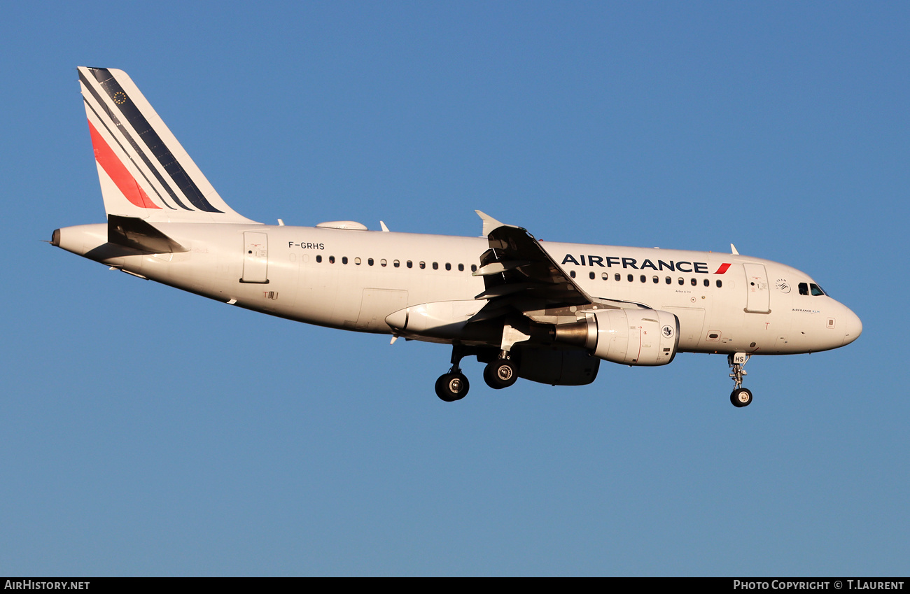 Aircraft Photo of F-GRHS | Airbus A319-111 | Air France | AirHistory.net #749134