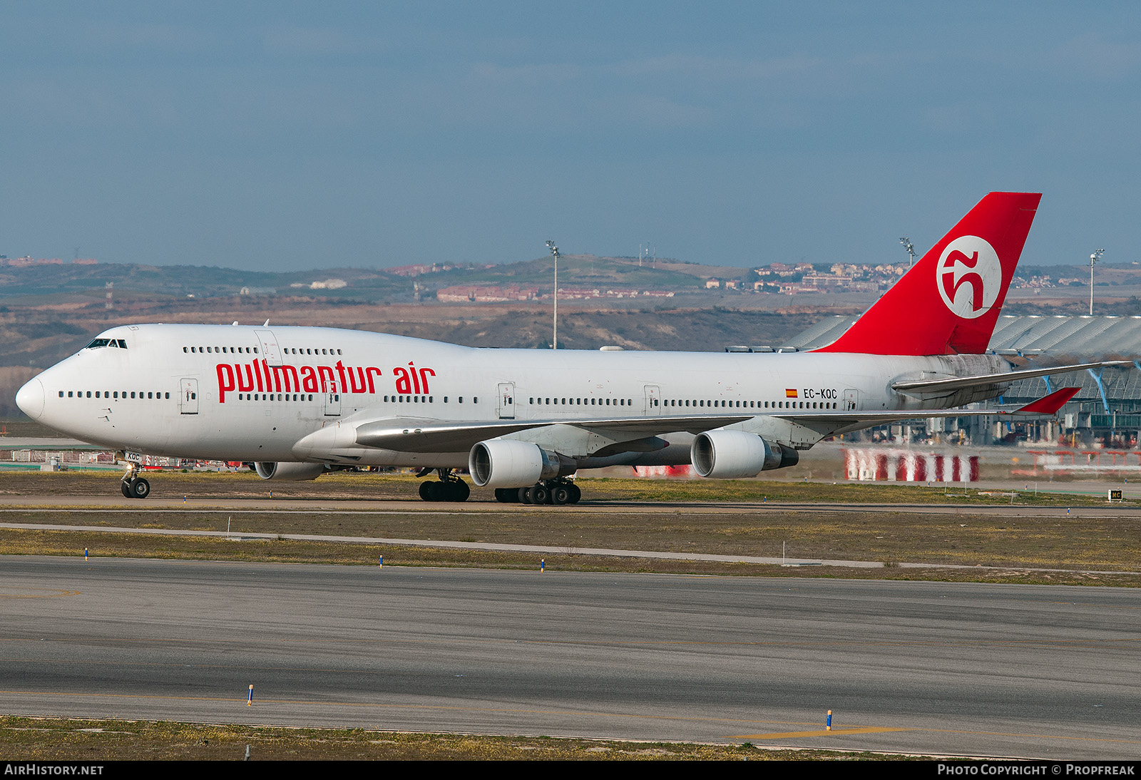 Aircraft Photo of EC-KQC | Boeing 747-412 | Pullmantur Air | AirHistory.net #749203