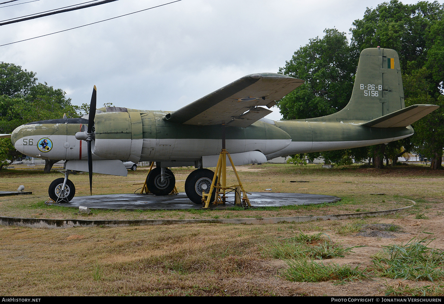 Aircraft Photo of 5156 / 56 | Douglas CB-26 | Brazil - Air Force | AirHistory.net #749220