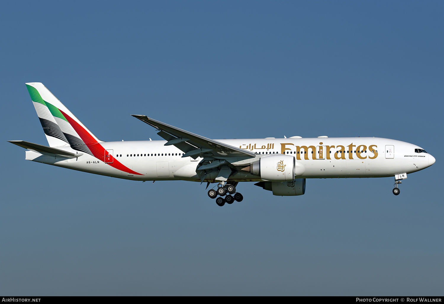 Aircraft Photo of A6-ALN | Boeing 777-2AN/ER | Emirates | AirHistory.net #749231