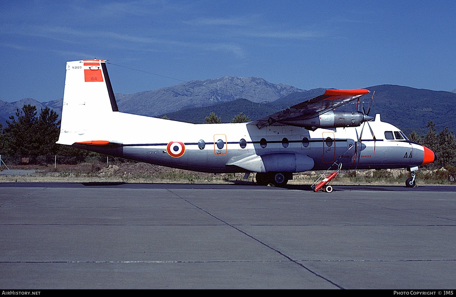 Aircraft Photo of 64 | Aerospatiale N-262D-51 Fregate | France - Air Force | AirHistory.net #749239