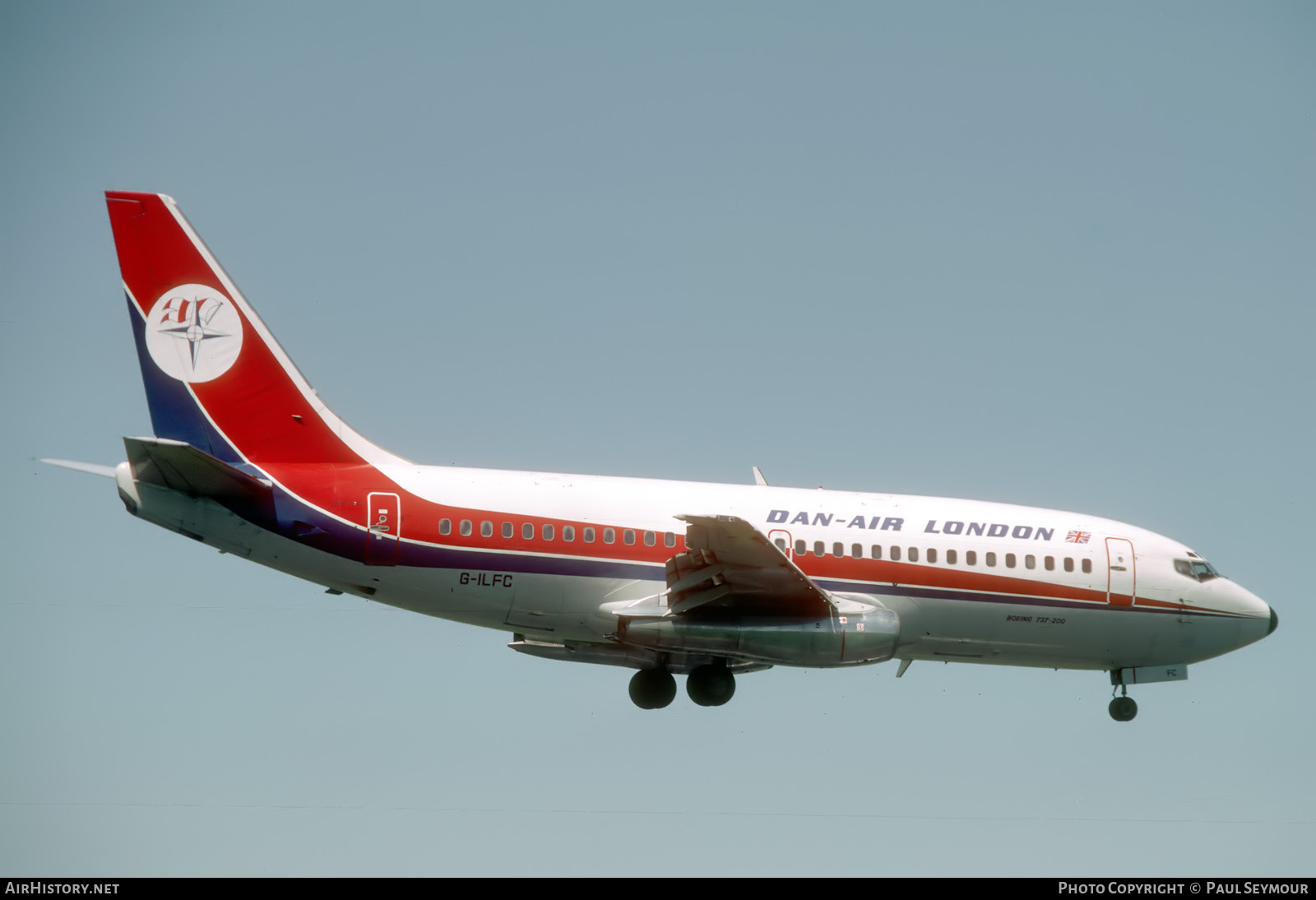 Aircraft Photo of G-ILFC | Boeing 737-2U4/Adv | Dan-Air London | AirHistory.net #749257