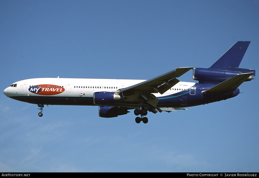 Aircraft Photo of G-TAOS | McDonnell Douglas DC-10-10 | MyTravel Airways | AirHistory.net #749269
