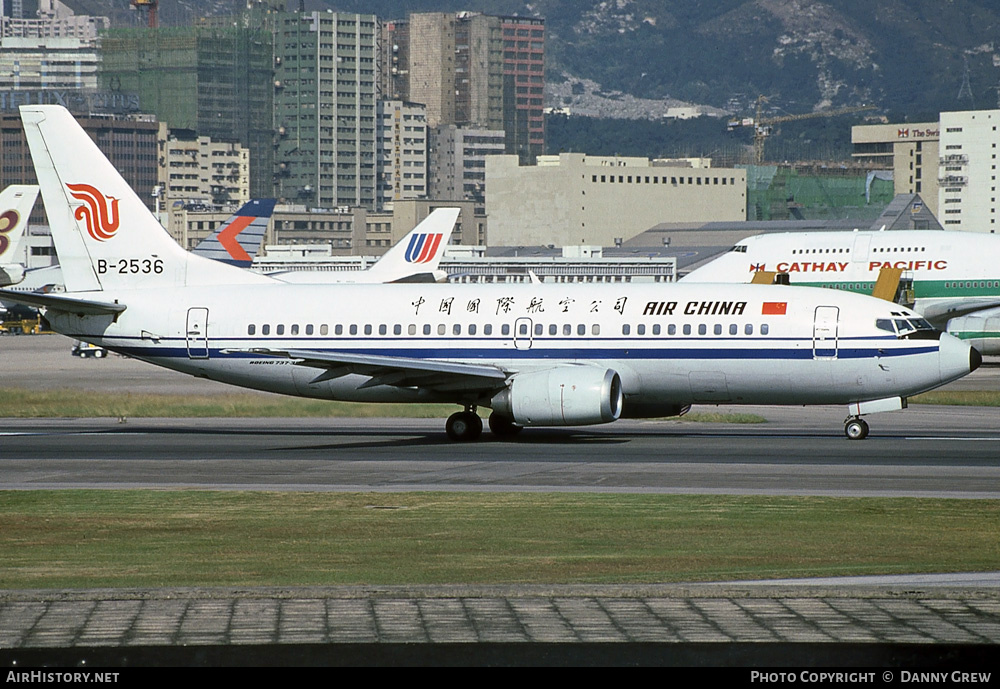 Aircraft Photo of B-2536 | Boeing 737-3J6 | Air China | AirHistory.net #749272