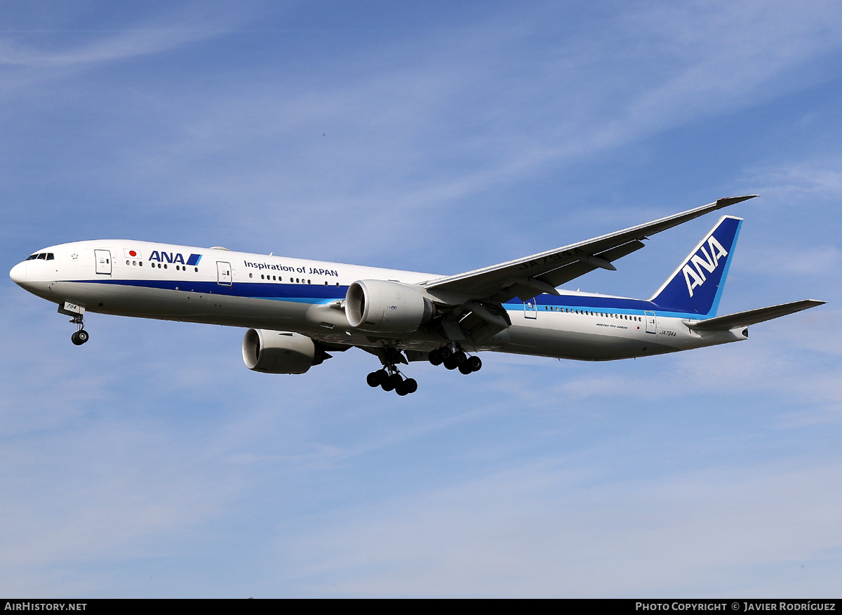 Aircraft Photo of JA794A | Boeing 777-300/ER | All Nippon Airways - ANA | AirHistory.net #749280
