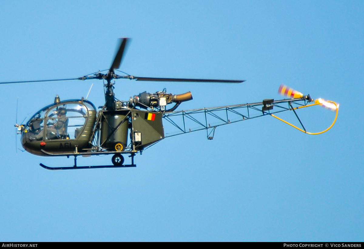 Aircraft Photo of A61 | Aerospatiale SA-318C Alouette II Astazou | Belgium - Army | AirHistory.net #749299
