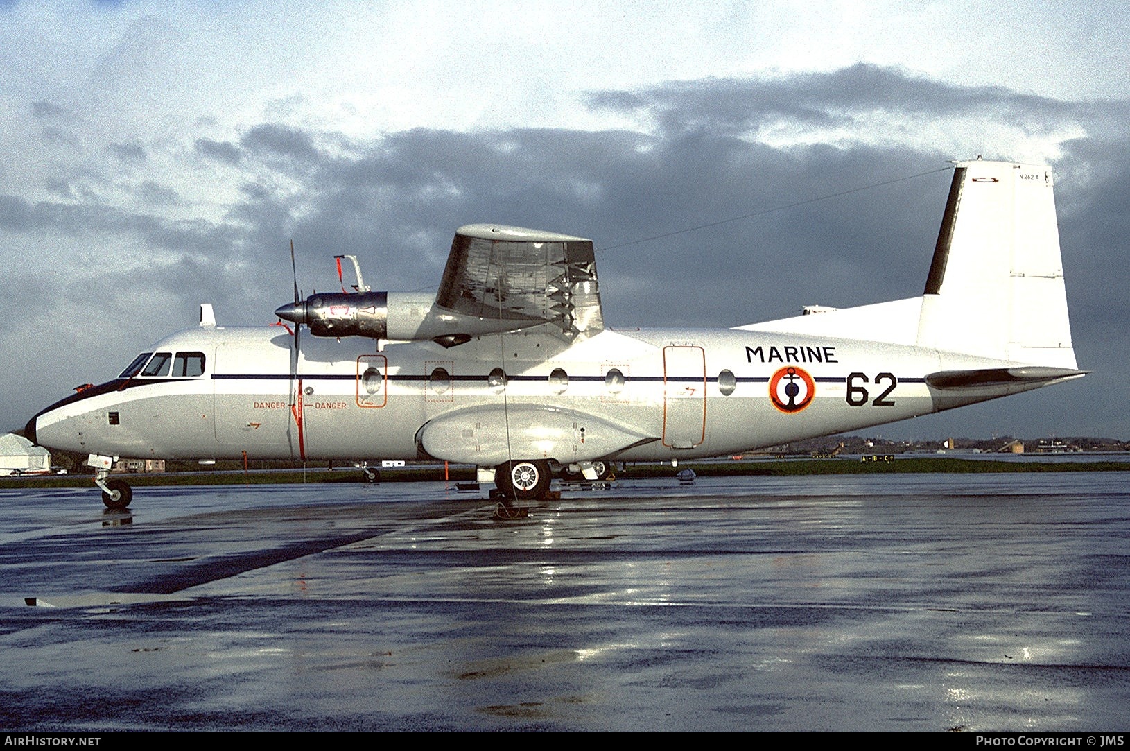 Aircraft Photo of 62 | Aerospatiale N-262A-29 | France - Navy | AirHistory.net #749304