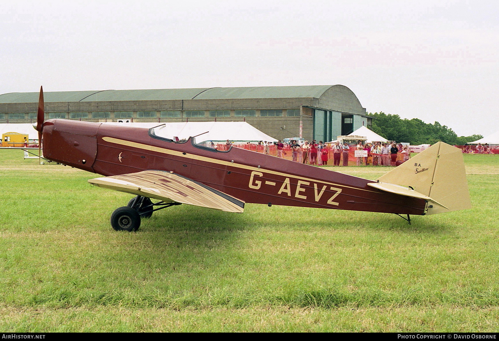 Aircraft Photo of G-AEVZ | British Aircraft L25C Swallow II | AirHistory.net #749349