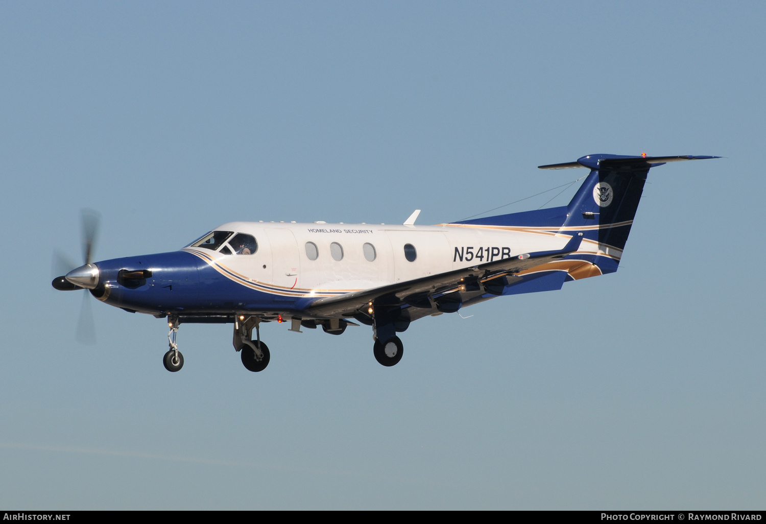 Aircraft Photo of N541PB | Pilatus PC-12 | US Department of Homeland Security | AirHistory.net #749363